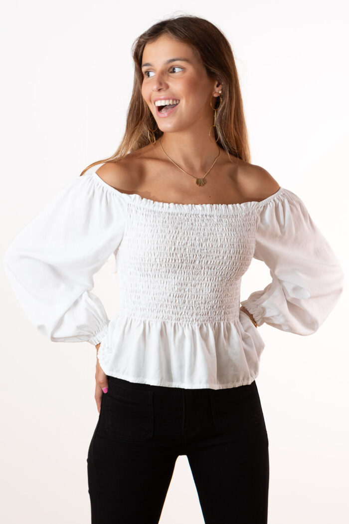 Blusa Nido de Abeja