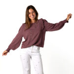 Blusa Viscosa Volantes Uva