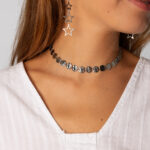 Chocker Círculos Pequeños Plata