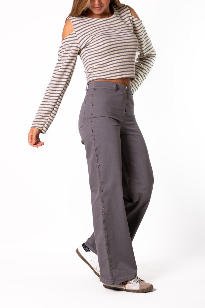 Pantalón Stars Cremallera Gris