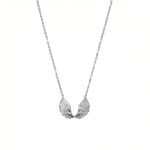 Collar Alas Plateado