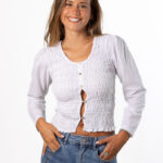 Blusa Botones Diplo Blanco