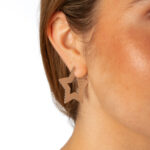 Pendiente Star Plateado