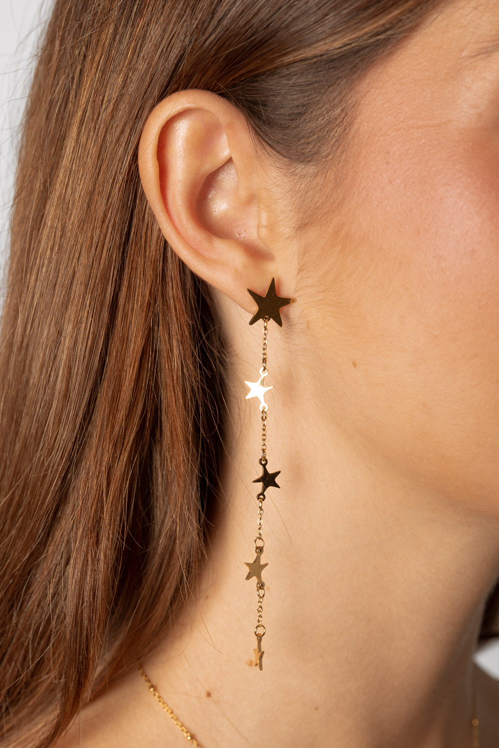 Pendientes 5 Stars Dorado