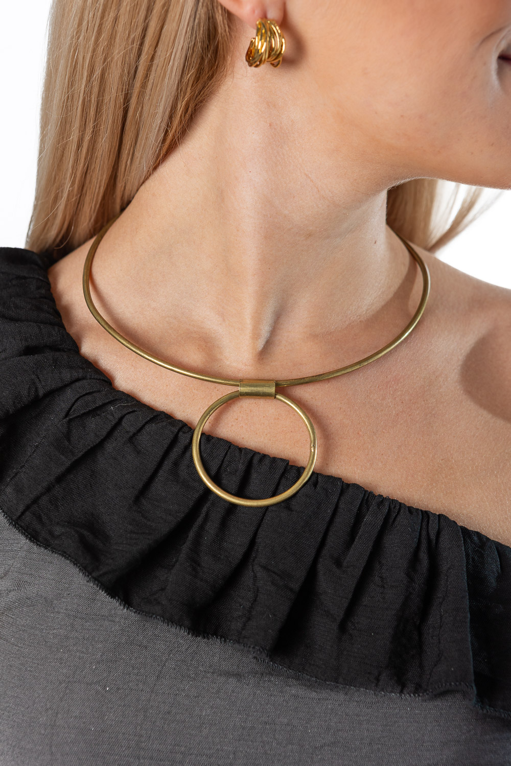 Choker Bold Loop Dorado
