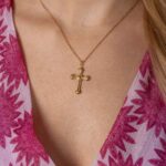 Collar Cruz Tiny Dorado