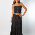 Falda Ibiza Brillo Gris
