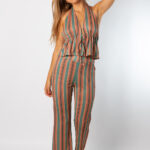 Pantalones Stripes Verde