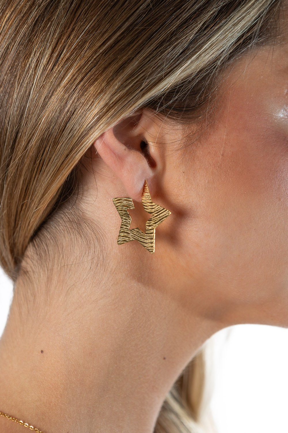 Pendientes Star Dorado