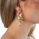 Pendientes Midnight Dorado