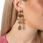 Pendientes Urban Dorado