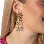 Pendientes Splash Dorado