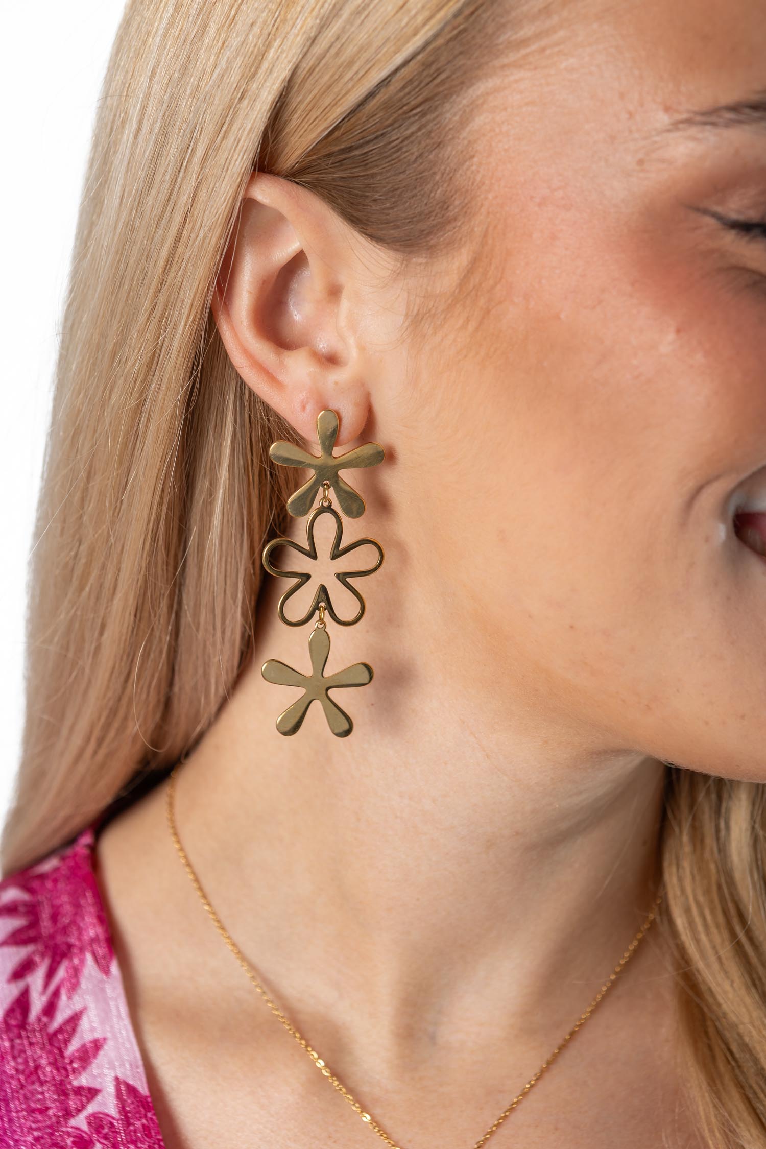 Pendientes Splash Dorado