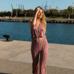 Pantalones Stripes Rosa