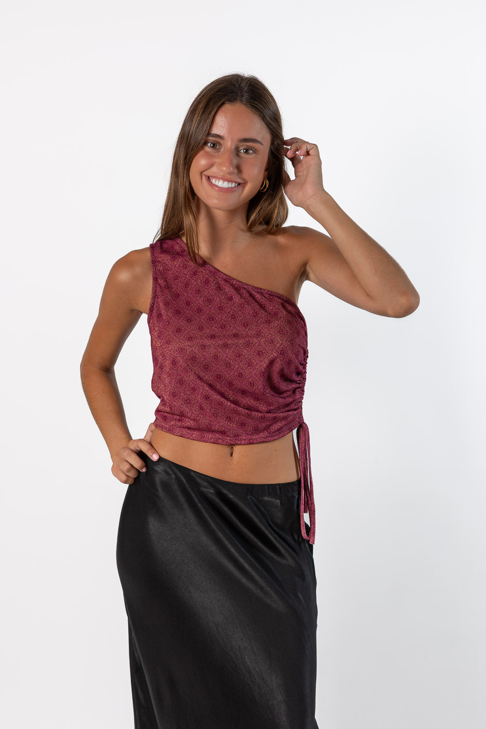 Top Asimétrico Vaiana Blush