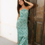 Vestido Halter Bohemian Verde