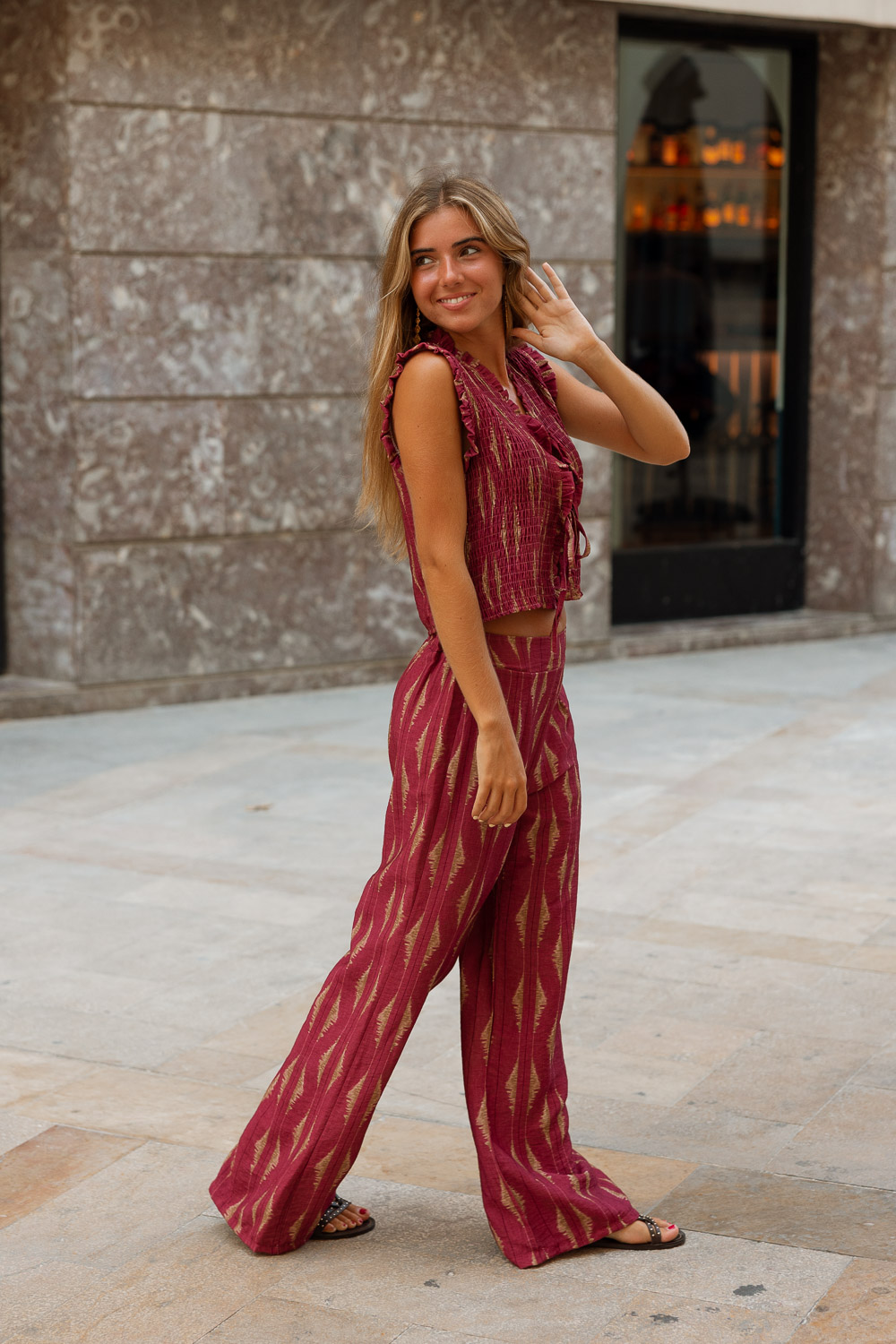 Pantalón Goma Ares Rubí