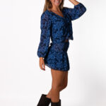 Falda Nice Fajín Azul