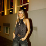 Top Halter Good Times Negro Y Lila