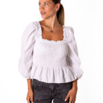 Blusa Bardot Diplo Blanco