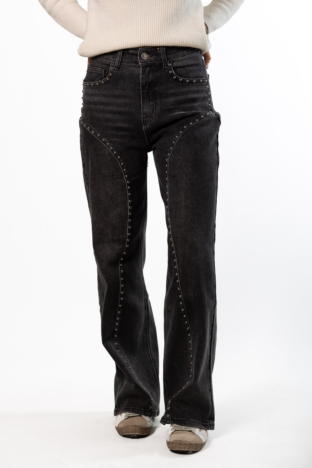 Pantalón Vaquero Follow Us Gris
