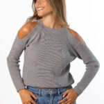 Jersey Punto Anillas Gris