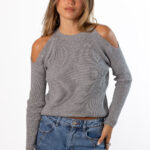 Jersey Punto Anillas Gris
