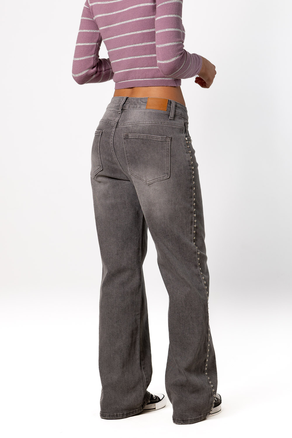 Vaquero Tachuelas Dots Gris