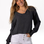 Blusa Diplo Bambula Gris