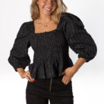 Blusa Bardot Diplo Negro