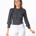 Blusa Diplo Cerrada Gris