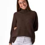 Jersey Cuello y Puños Marrón