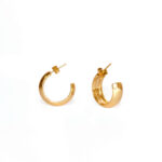 Pendientes Aro Abierto Future Dorado