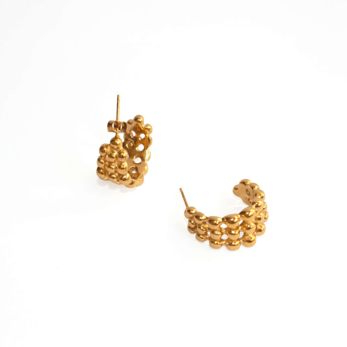 Pendientes Grapes Dorado