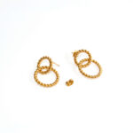 Pendientes You And I Dorado