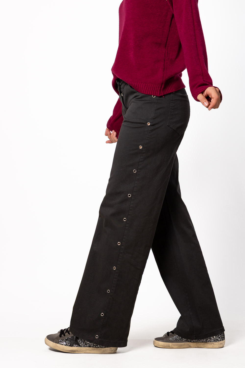 Pantalón Basic Anillas Gris