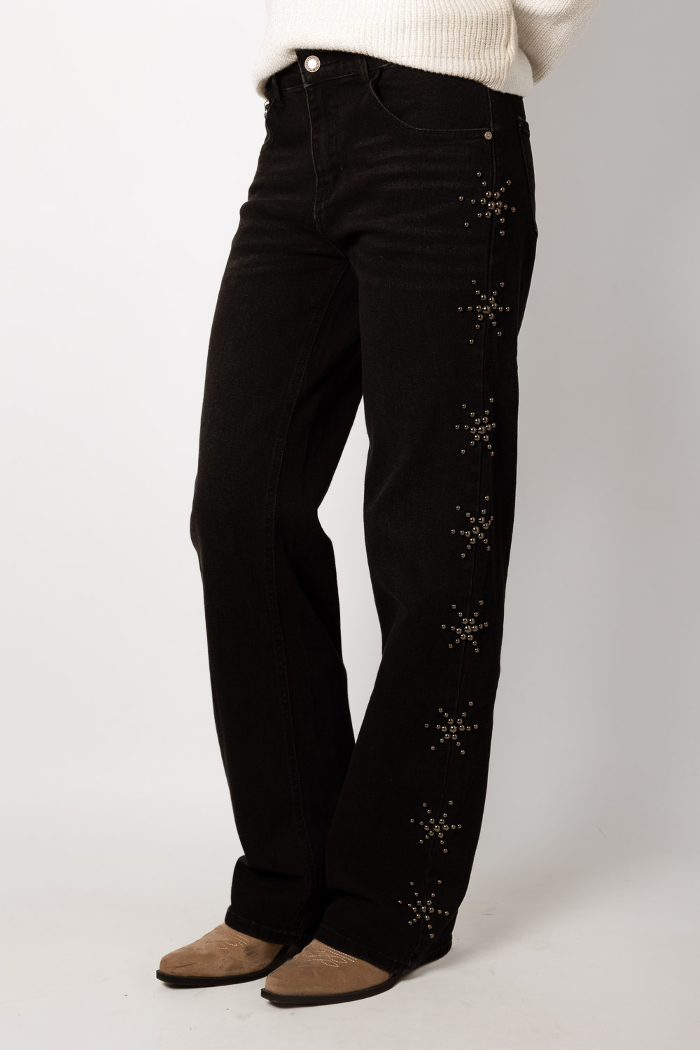 Pantalón Tachuelas 8 Stars Negro