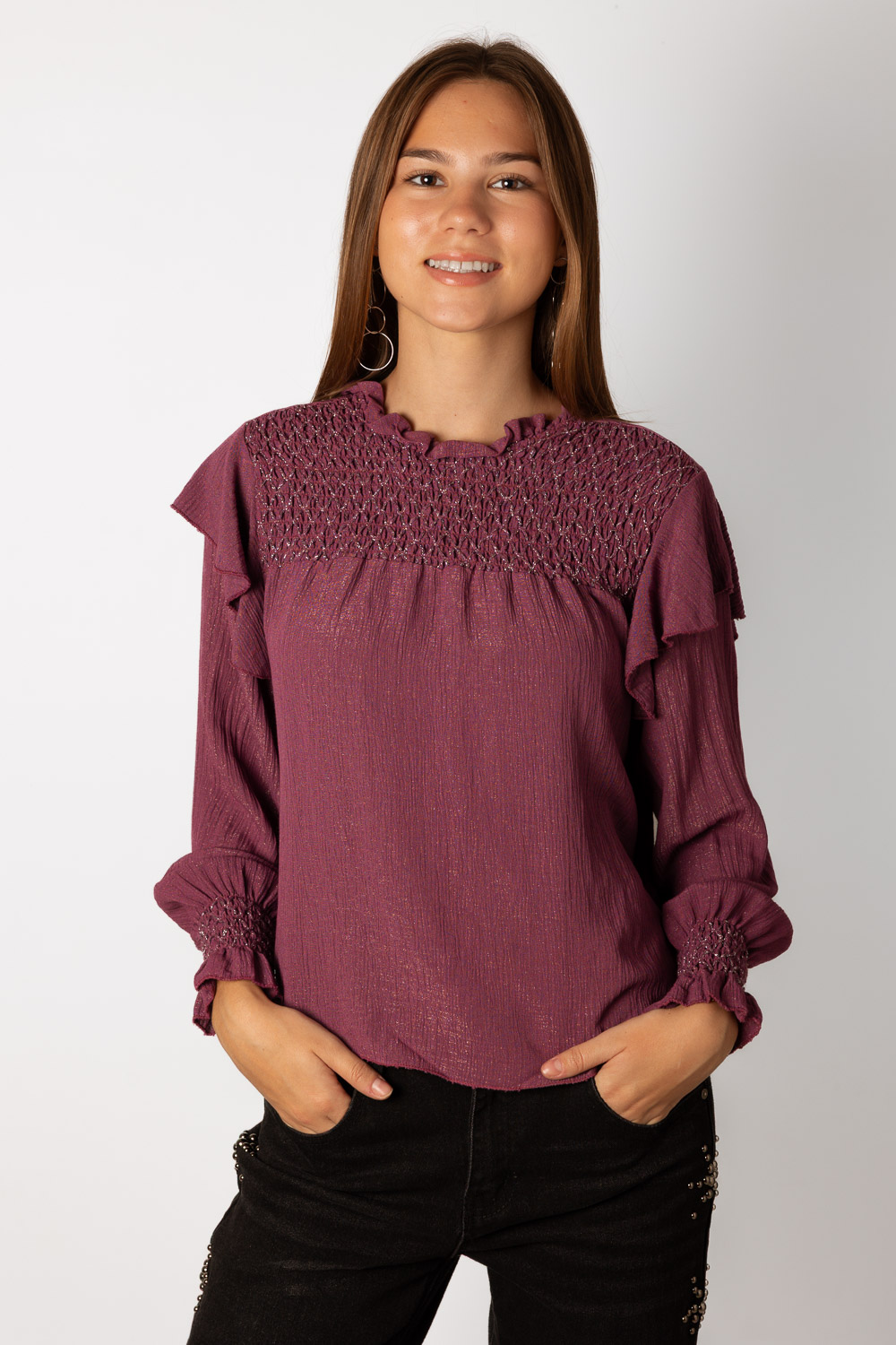 Blusa Cute Girl Uva