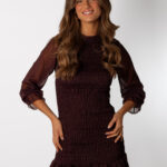 Vestido Magnetic Brillo Morado