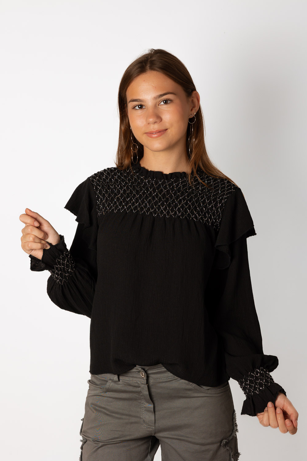 Blusa Cute Girl Negro