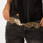 Cinturón Espejo Dori Dorado