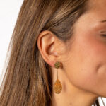 Pendientes Dot Dash Dorado