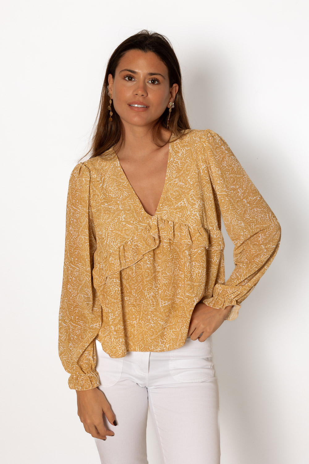 Blusa All Time ocre 1015 Ropa Casual Primavera Brookville