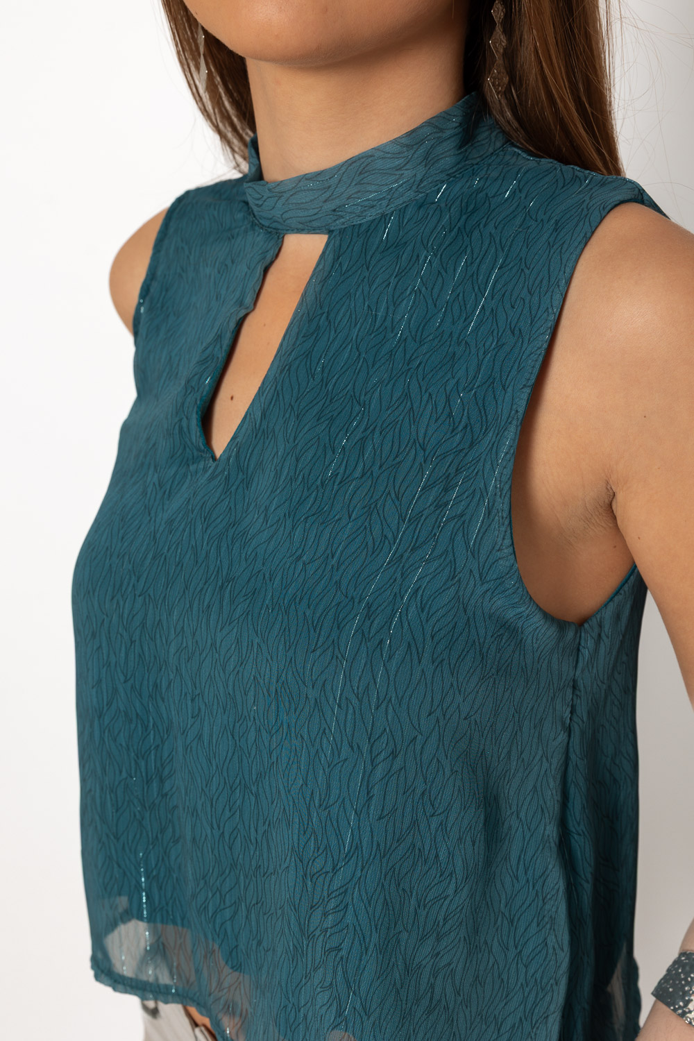 Blusa Fire Azul 632 Ropa Casual Primavera Brookville