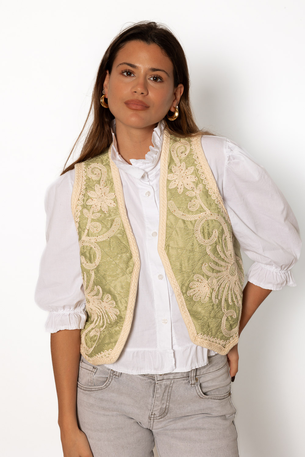 Chaleco Growing Era Verde 1179 Ropa Casual Primavera Brookville