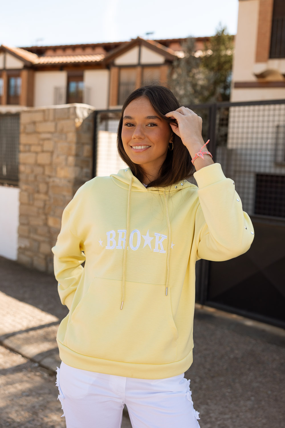 Sudadera Brook Amarilla Brookville