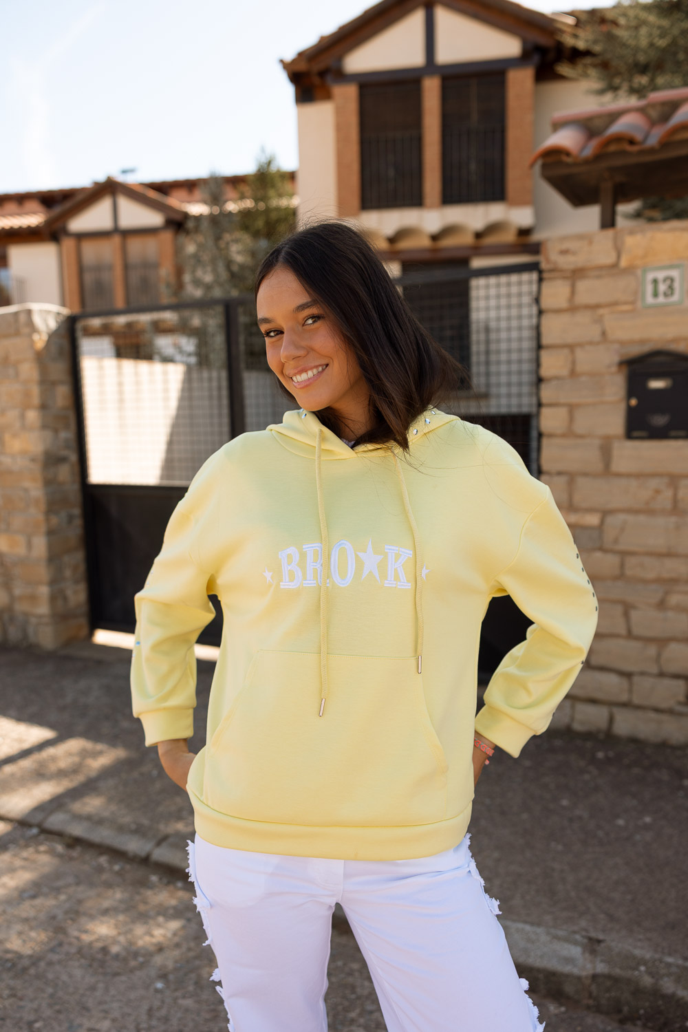 Sudadera Brook Amarilla Brookville
