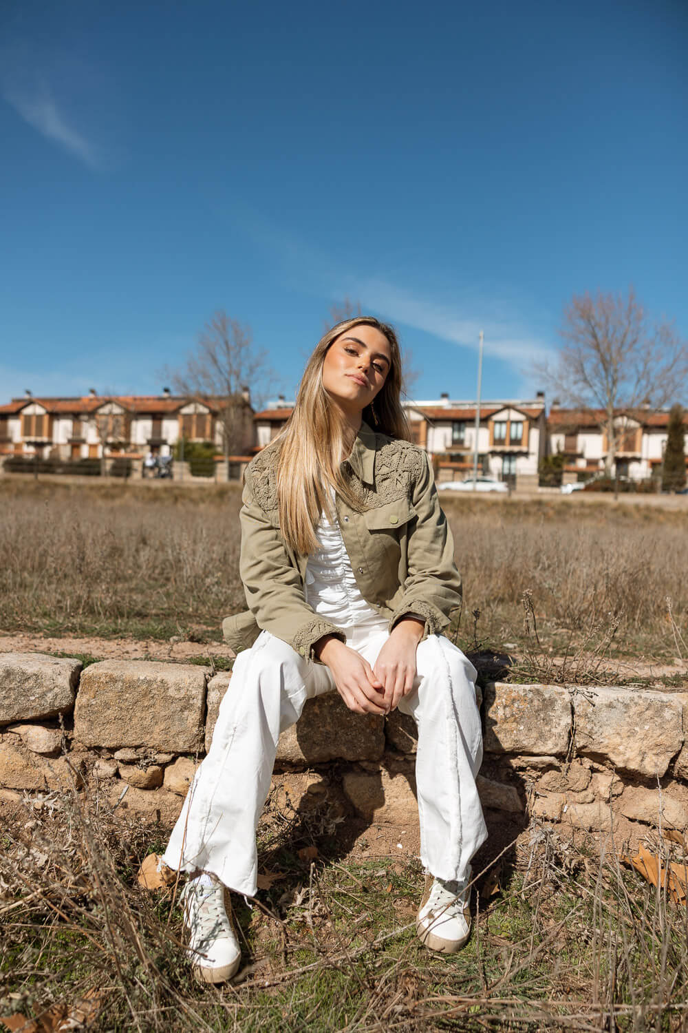 Chaqueta Blooming Verde Militar