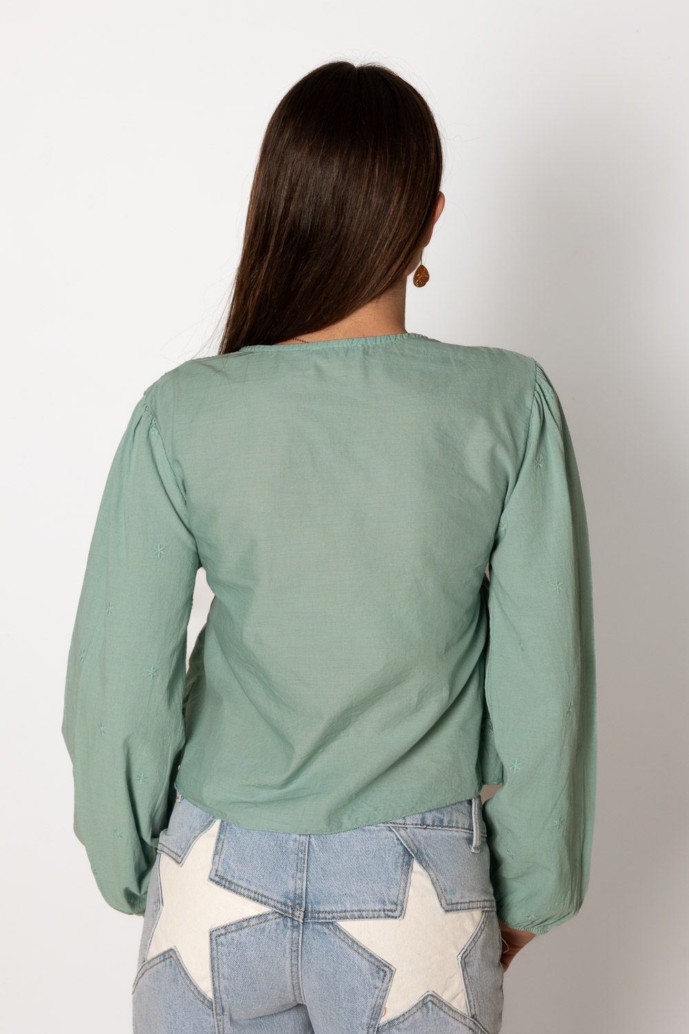 Blusa Countryside Aguamarina Brookville