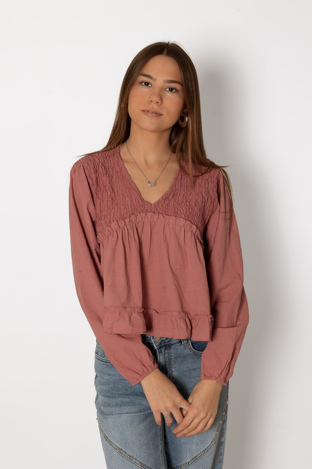 Blusa Countryside terracota Brookville